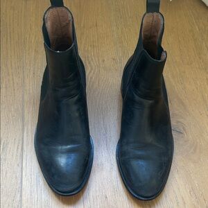 DNA footwear Black Leather Chelsea Boots from NYC boutique